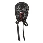 CALEXOTICS - SCANDAL CAGOULE EN DENTELLE NOIRE AVEC NÅUD